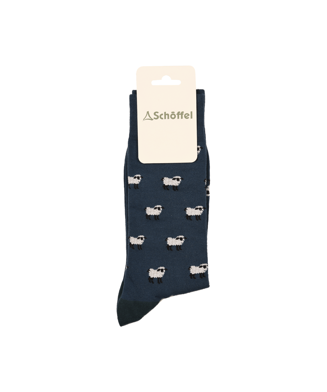 Men’s Single Cotton Sock Blue Sheep