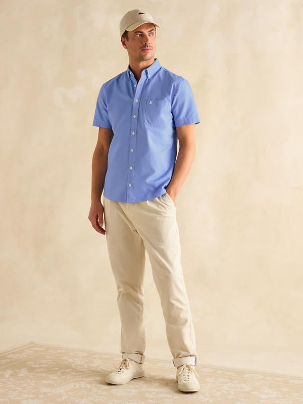 Oxford Short Sleeved Shirt Blue