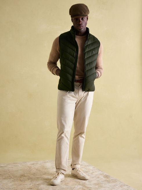 Garrett
Green Showerproof Padded Gilet