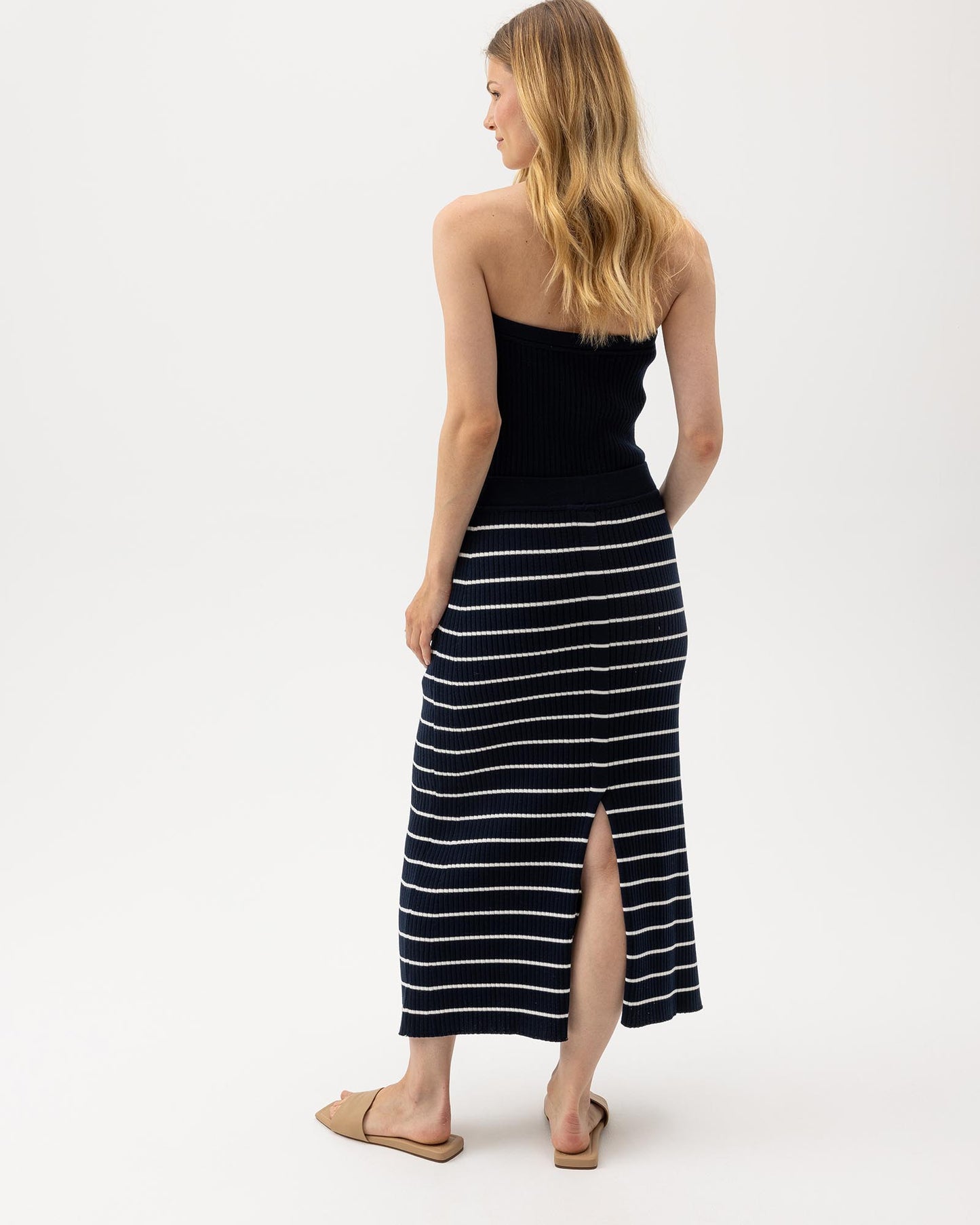 Cissi Skirt Navy/Off White