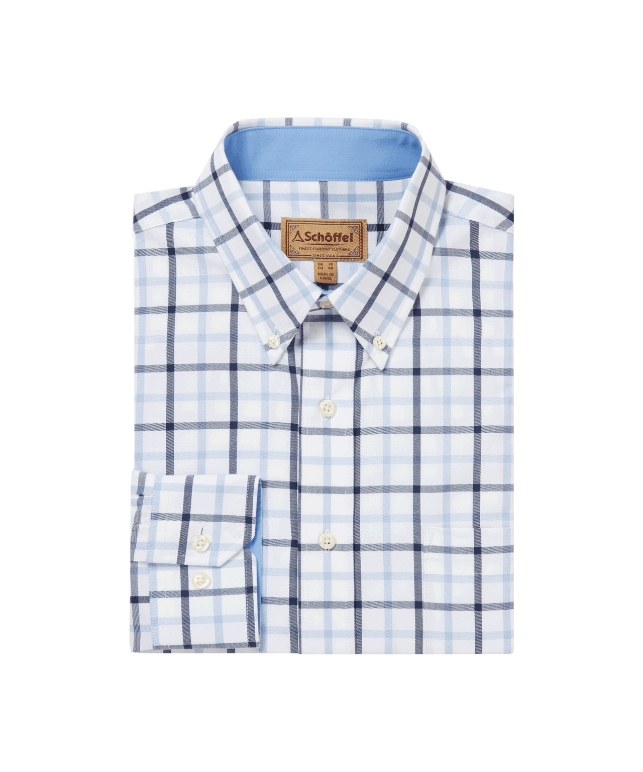 Brancater Classic Shirt Imperial Blue Check