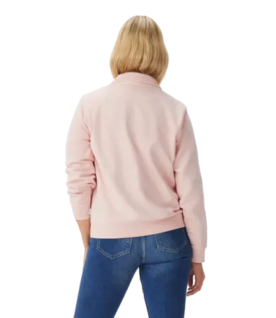 Trickett 1/4 Zip Sweatshirt Rose Smoke