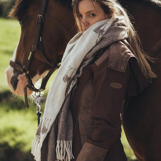 Alaskan Wool Horse Scarf