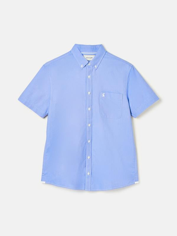 Oxford Short Sleeved Shirt Blue