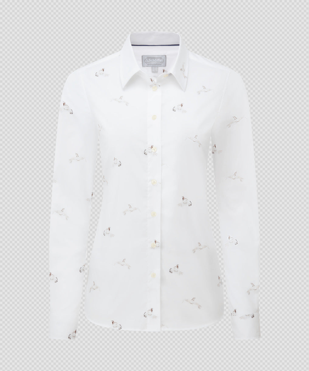 Norfolk Shirt Ptarmigan Print