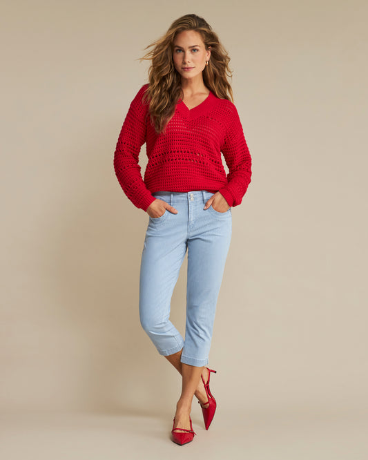 Fay Ajour Red Jumper