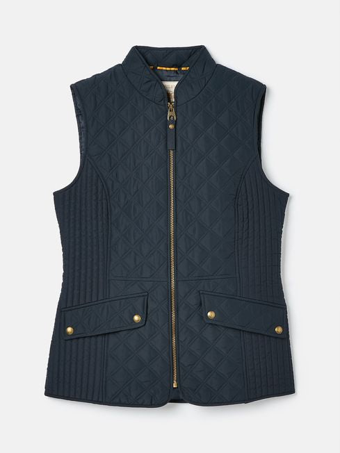 Minx
Navy Blue Showerproof Diamond Quilted Gilet