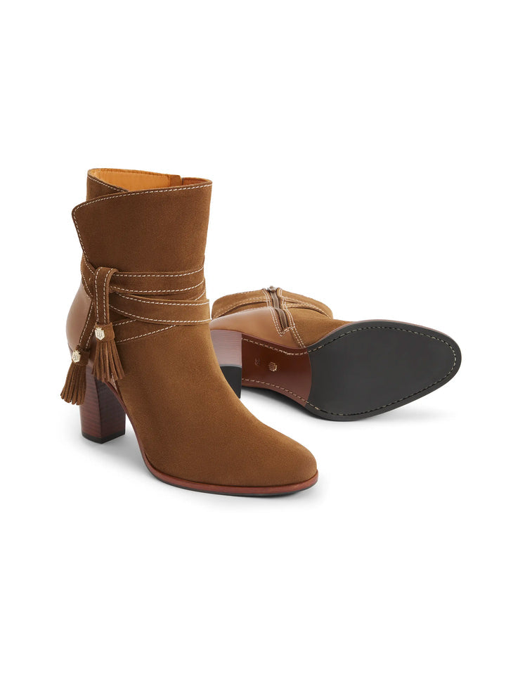 Dorset Ankle Boot Tan Suede