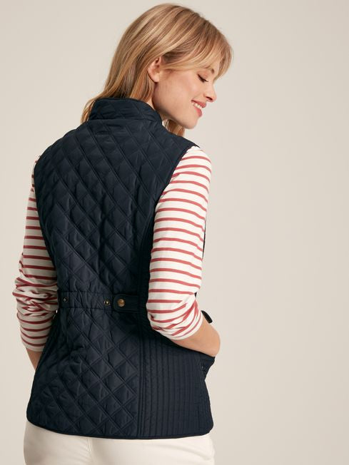 Minx
Navy Blue Showerproof Diamond Quilted Gilet