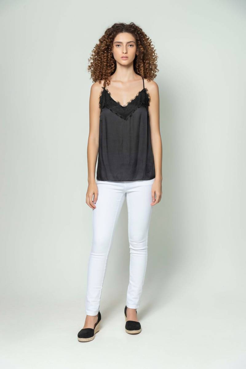 Tilly Lace Camisole Black