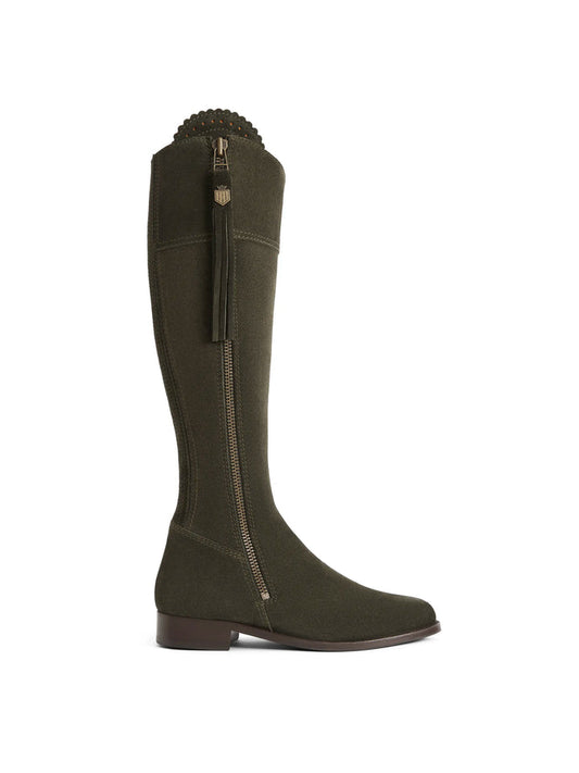 The Regina, Women’s Tall Boot - Moss Green, Regular Fit