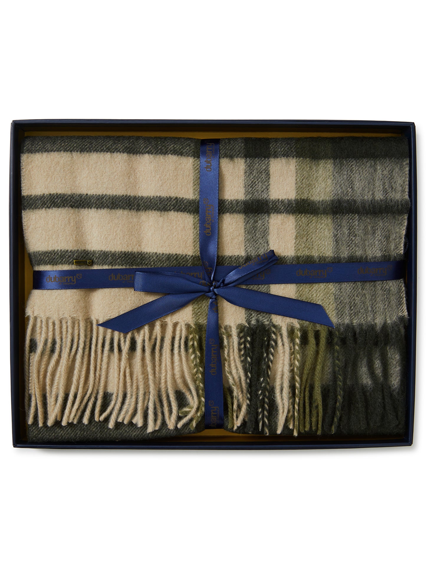 Kildavin Wool Scarf/Wrap Olive