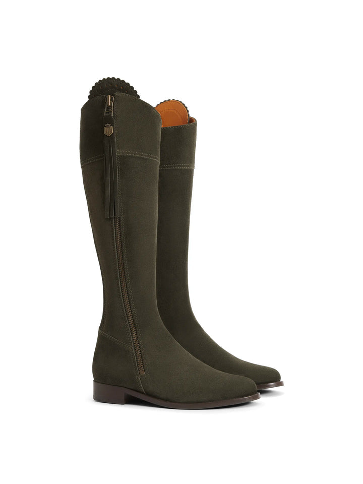 The Regina, Women’s Tall Boot - Moss Green, Regular Fit