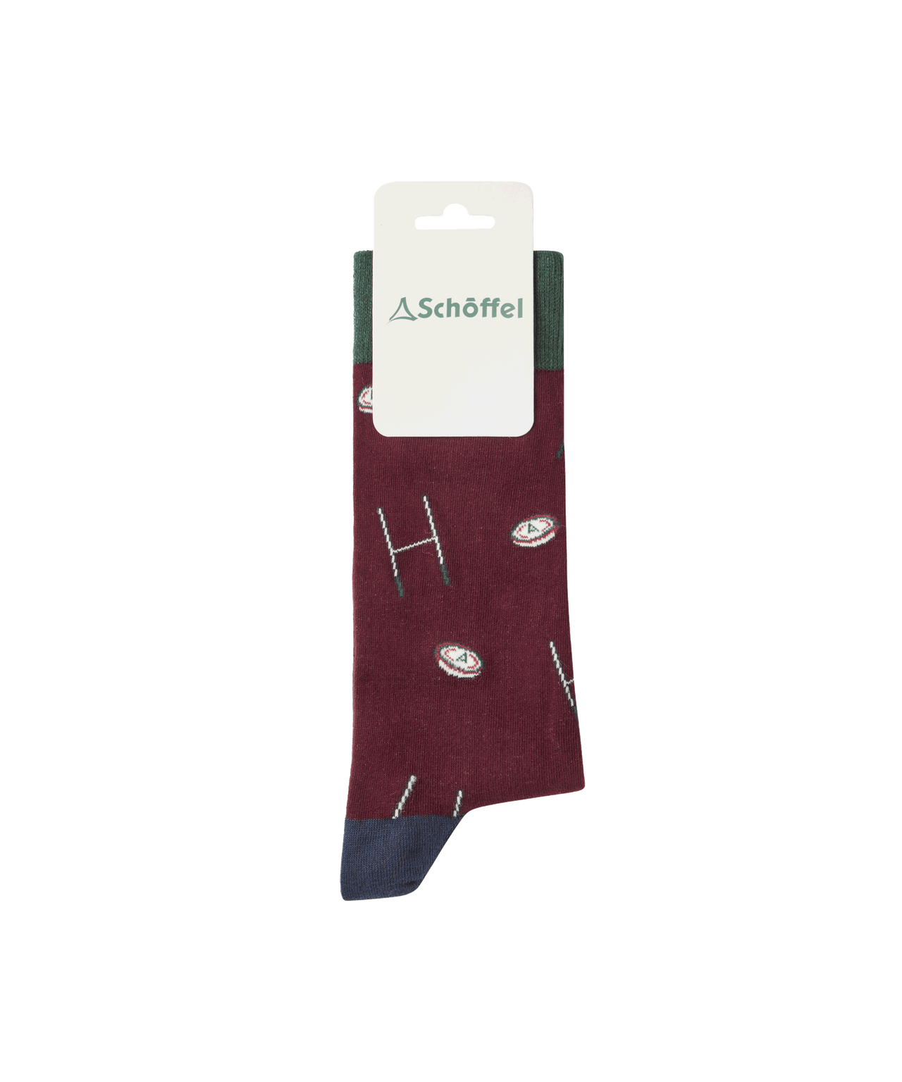 Men’s Single Cotton Sock Woodland Rugby