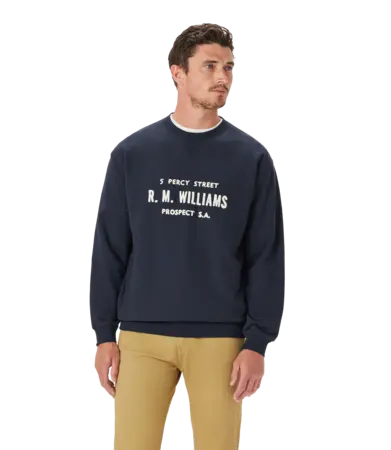 Bale Loopback Sweatshirt Navy