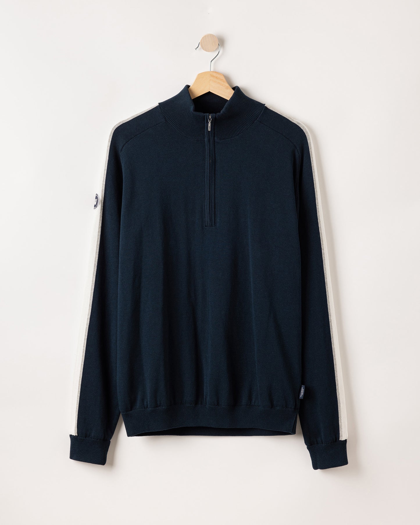 Ludvig T-neck WP navy /off white