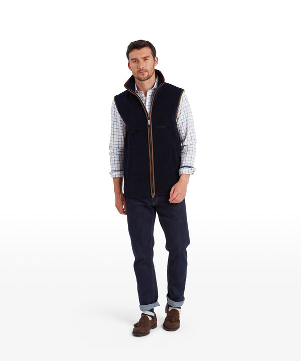 Oakham Fleece Gilet Navy