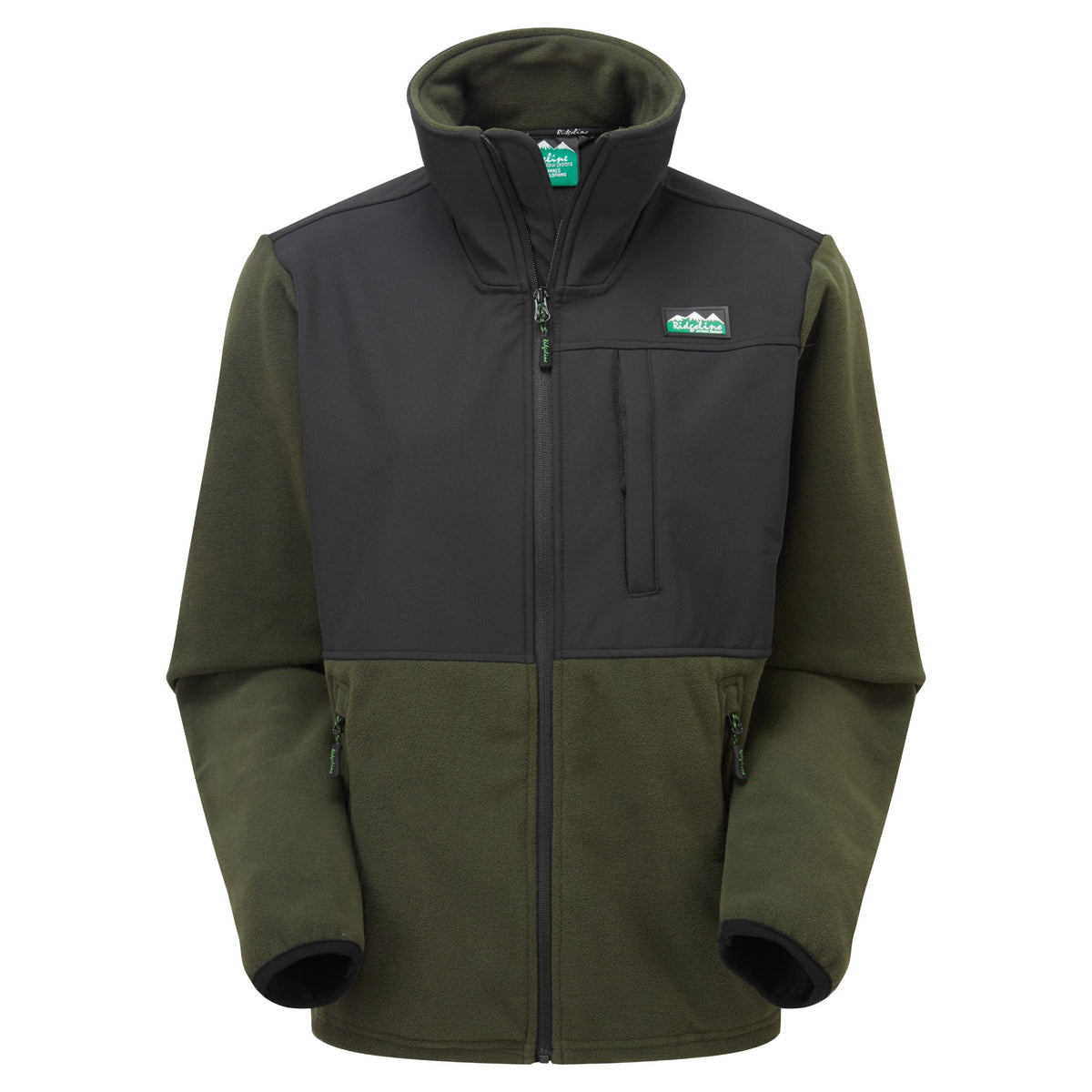 Hybrid Jacket Fleece Olive/Black