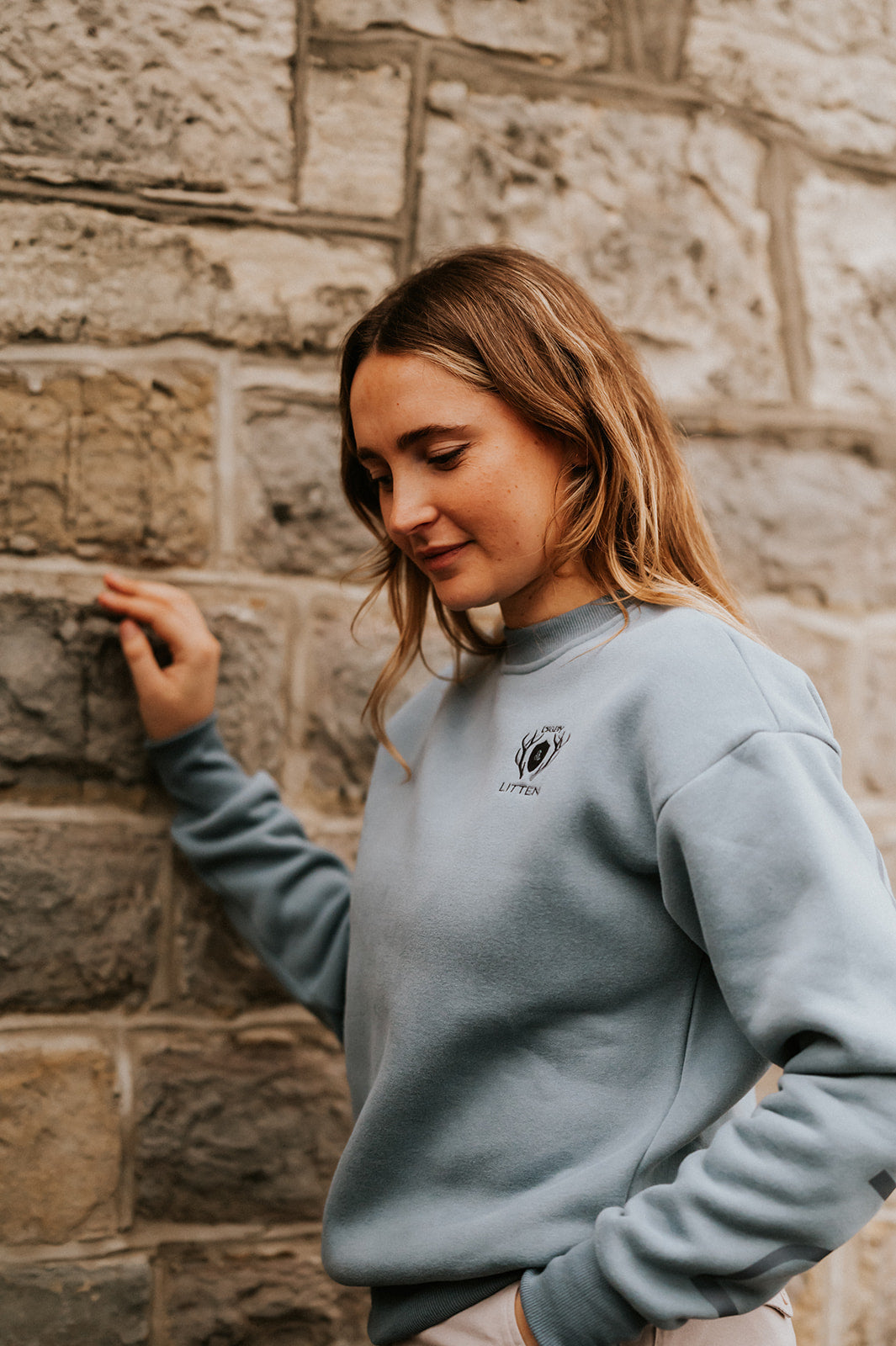 Stone Blue Crew Neck