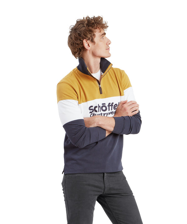 Exeter Heritage Quarter Zip Mustard