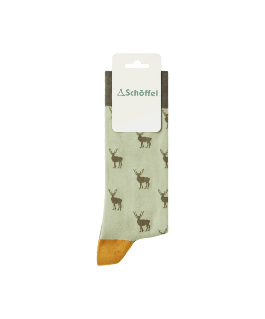 Men’s Single Cotton Sock Woodland Stag