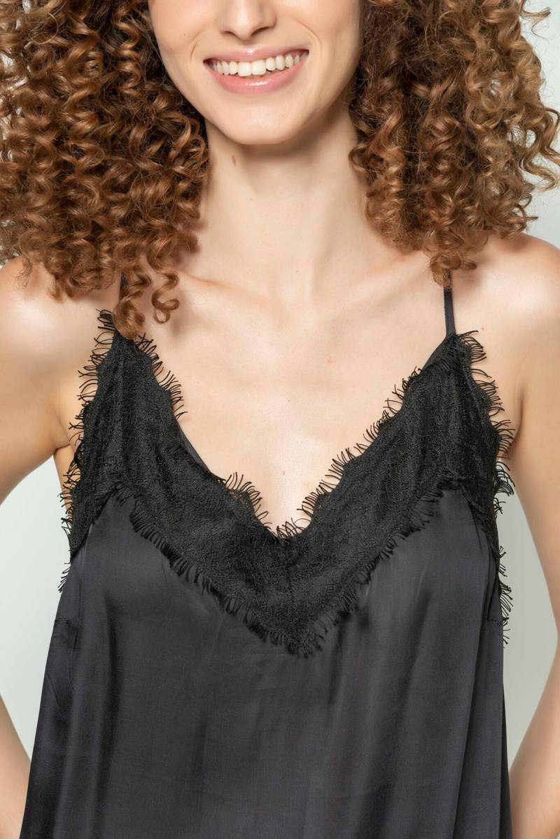 Tilly Lace Camisole Black