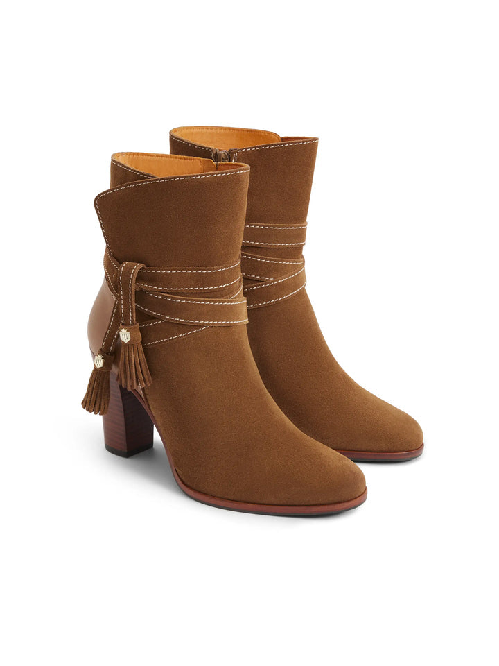 Dorset Ankle Boot Tan Suede