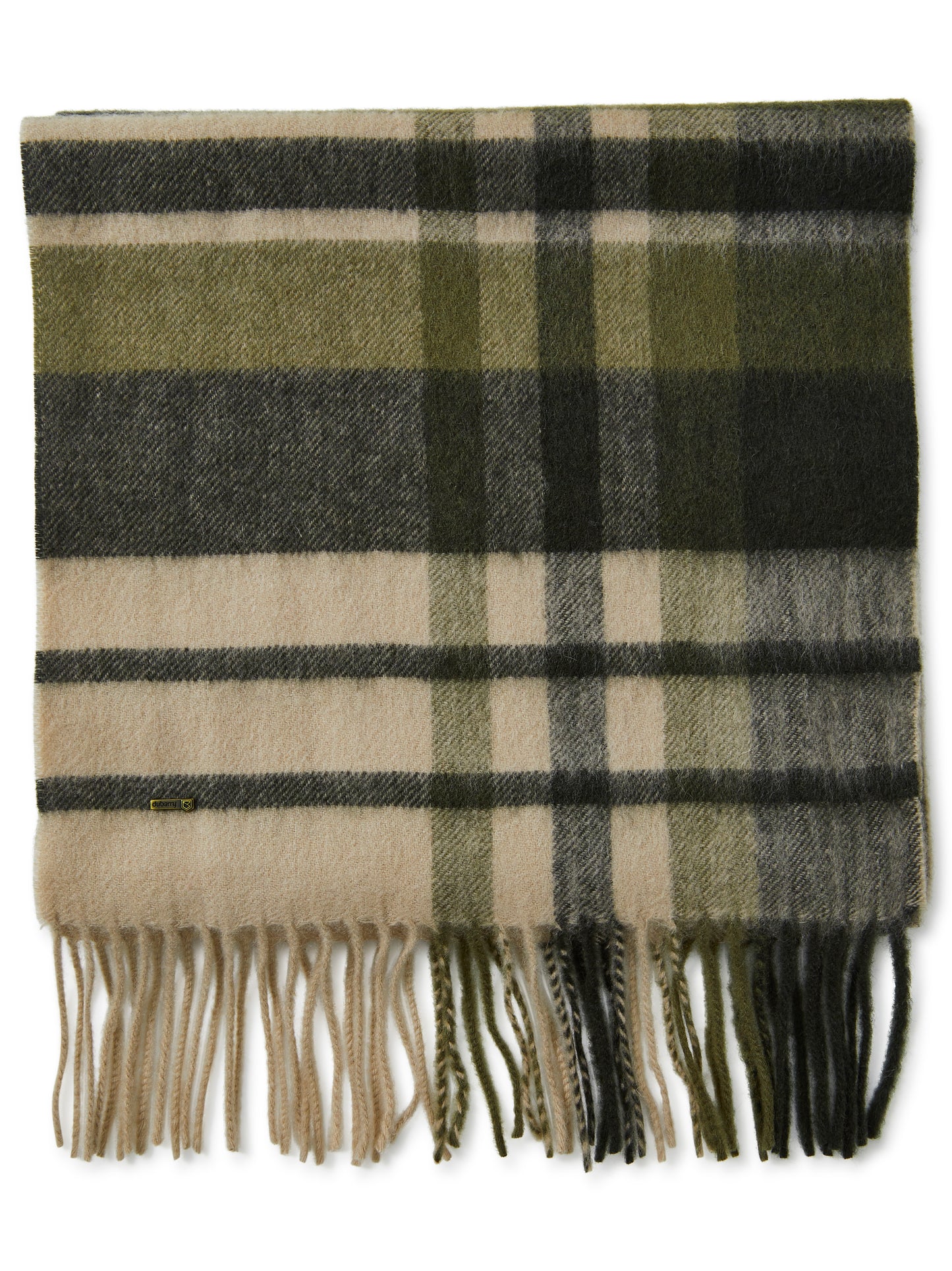 Kildavin Wool Scarf/Wrap Olive