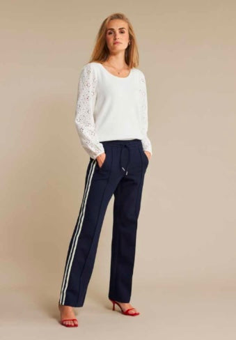 Colette Punta Drawstring Trousers Dark Blue