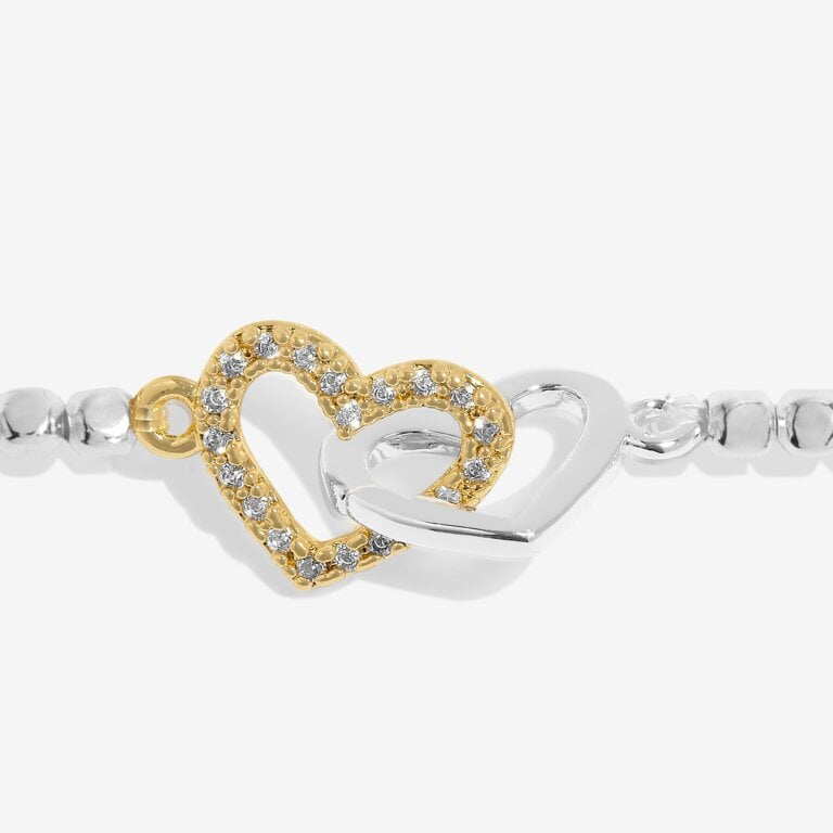 Forever Yours 'Beautiful Bestie' Bracelet In Silver And Gold Plating