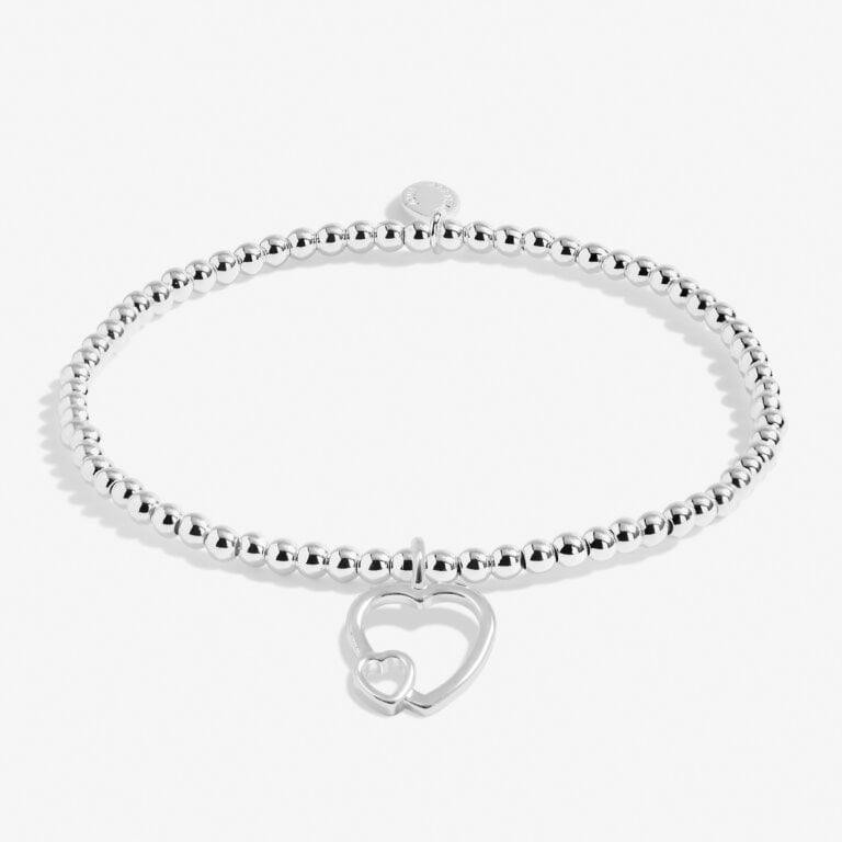 A Little 'Love You Lots Mummy' Bracelet In Silver Plating