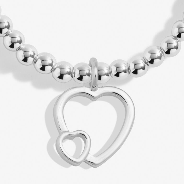 A Little 'Love You Lots Mummy' Bracelet In Silver Plating