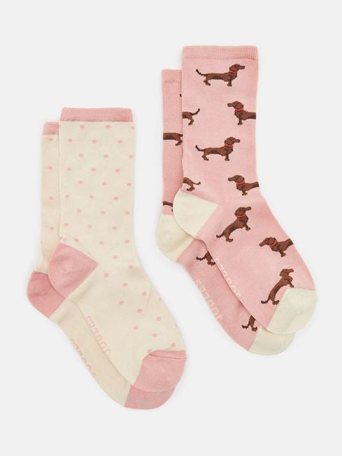 Everyday
Pink Pack of Two Socks