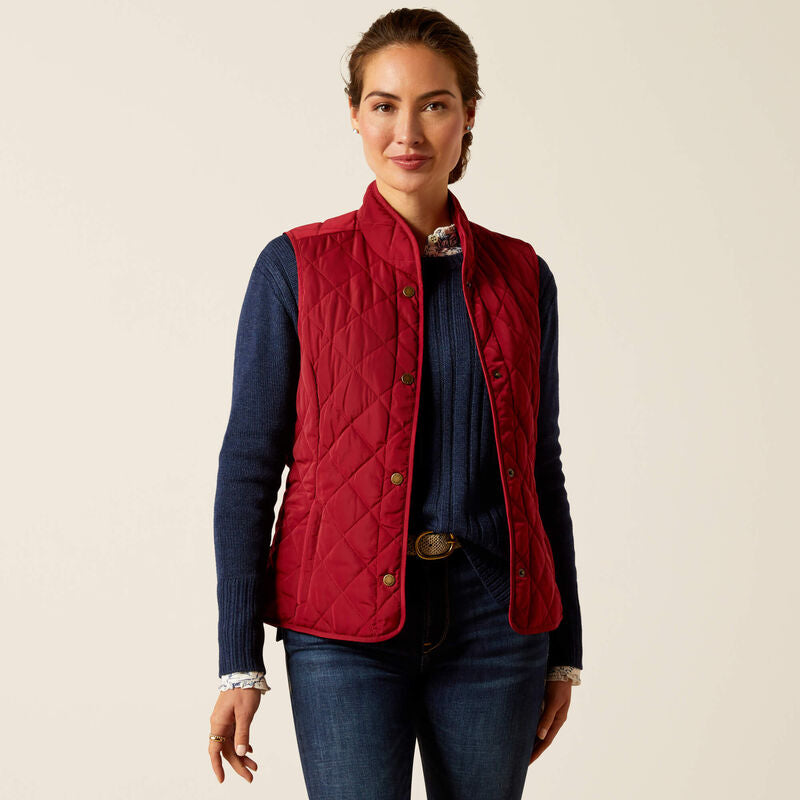 Woodside Quilted Gilet Rubaiyet