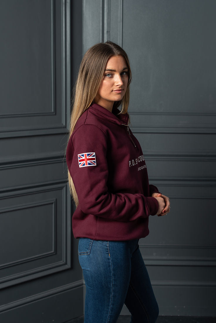 Tidal Quarter Zip Ruby Port