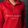 Tidal Quarter Zip Ensign Red