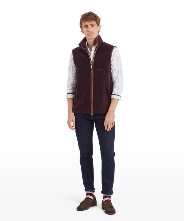 Oakham Fleece Gilet Port