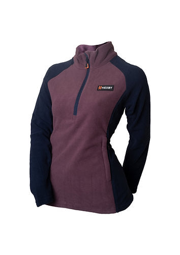 Ladies Frontier Fleece Plum/Navy