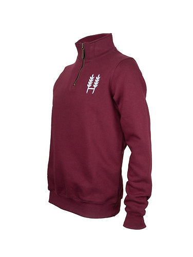 Original 1/4 Zip weatshirt Rhubarb