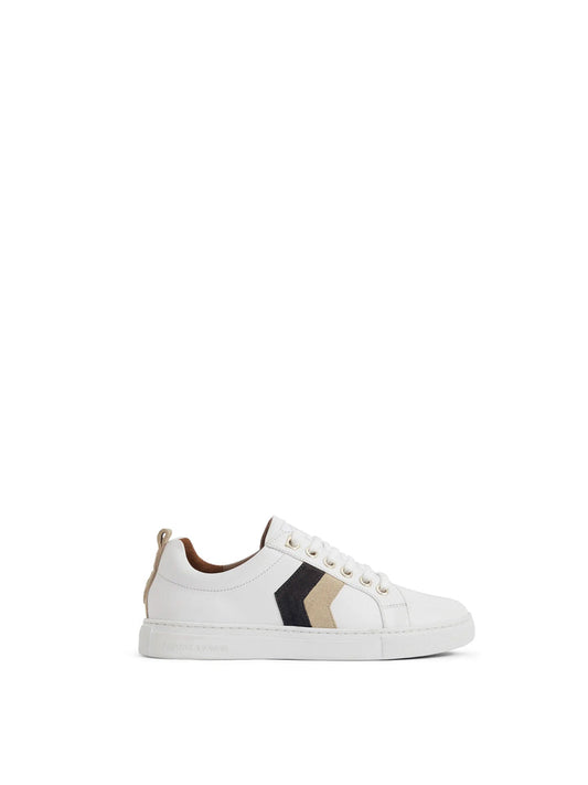 Alexandra Neutral Tri Colour Trainers