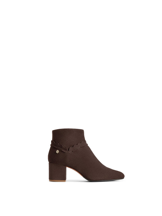 Bakewell Chocolate Heeled Ankle Boots