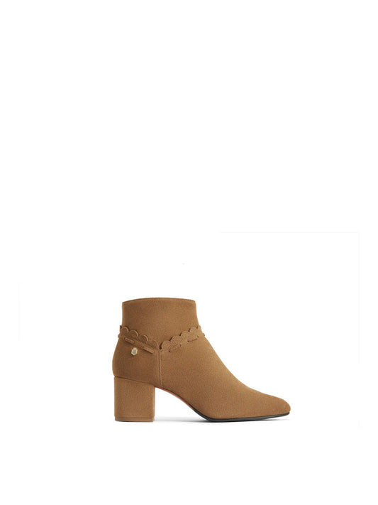 Bakewell Tan Heeled Ankle Boots