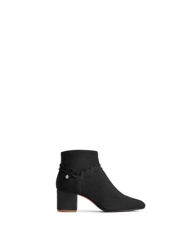 Bakewell Black Heeled Ankle Boots