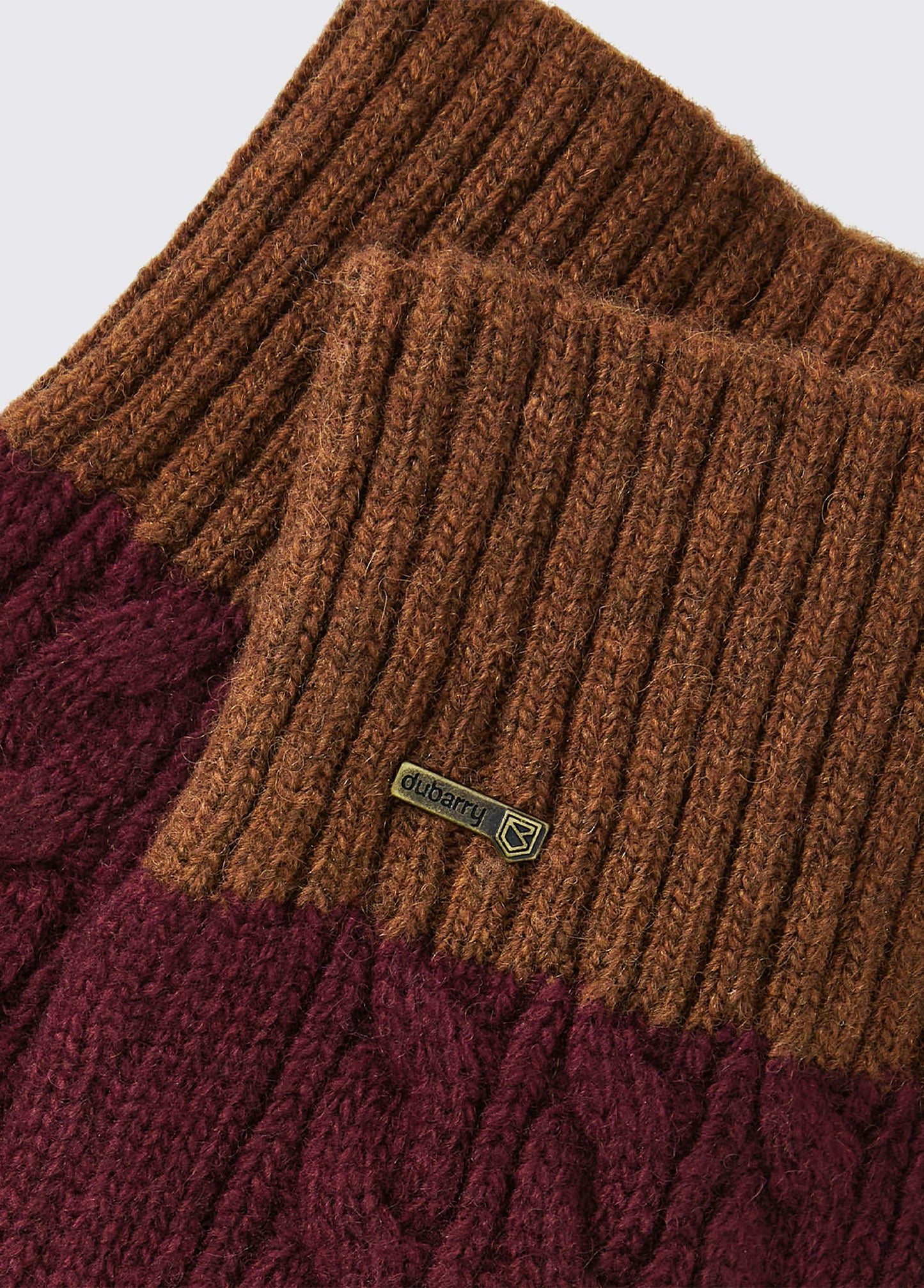 Ballyhide­­ Knitted Gloves - Ox Blood