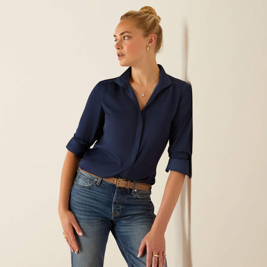 Charolais Blouse Navy