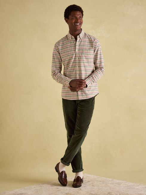 Welford
Cream Multi Cotton Check Shirt