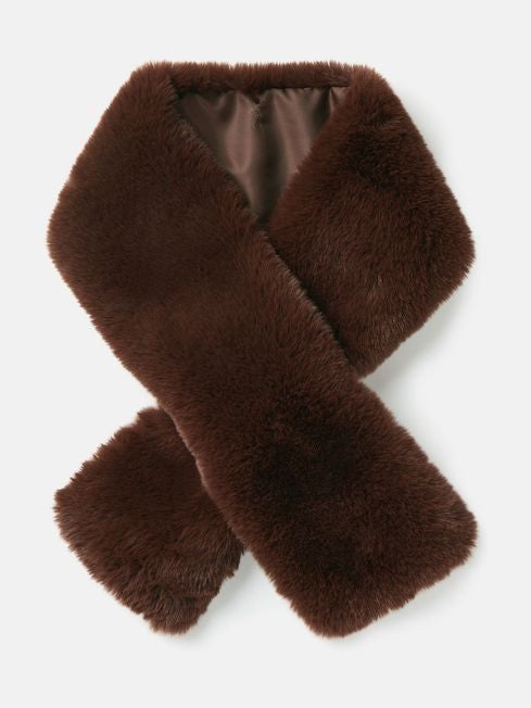 Callcott
Chocolate Brown Faux Fur Scarf