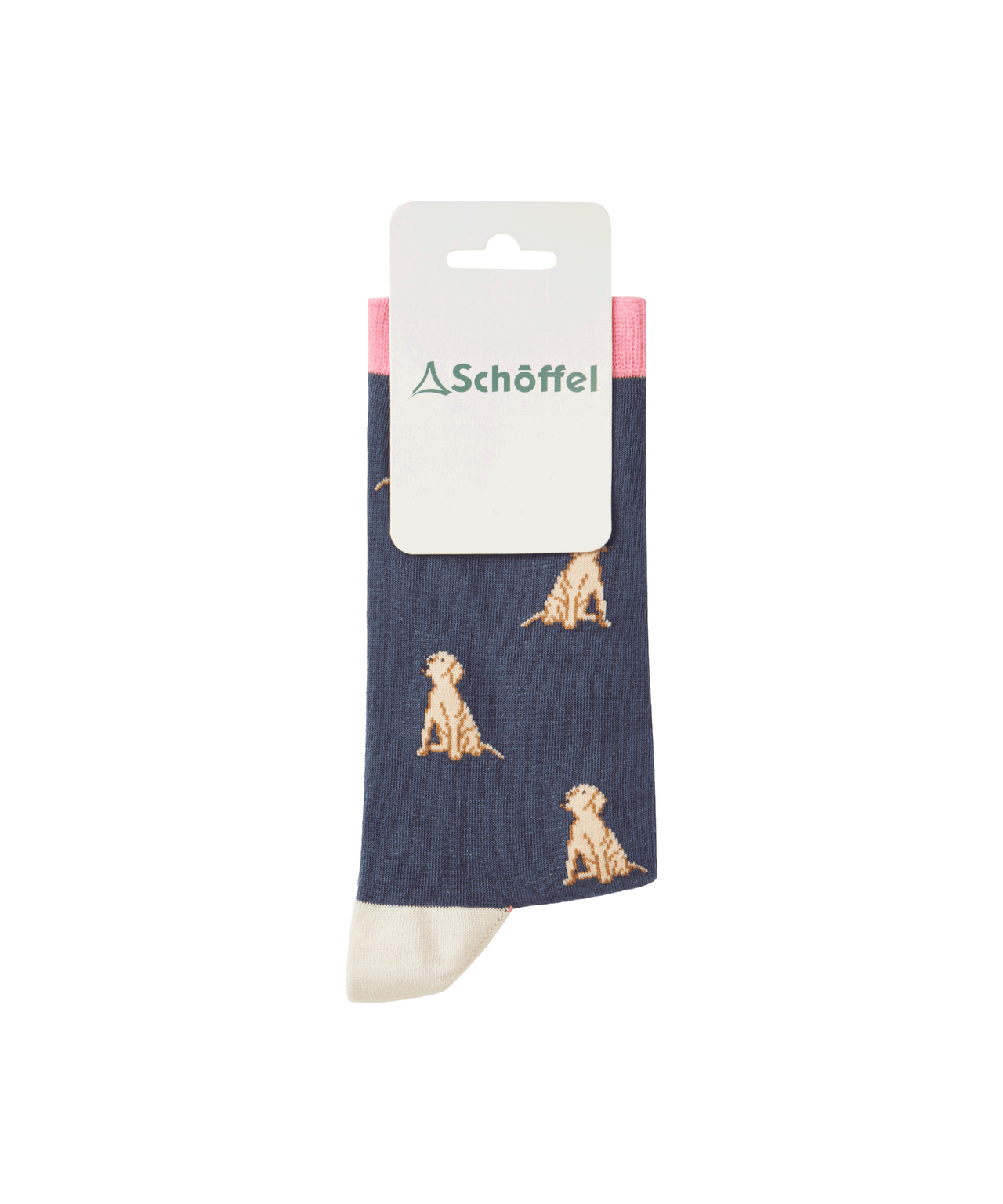 Women's Cotton Socks Navy Labrador