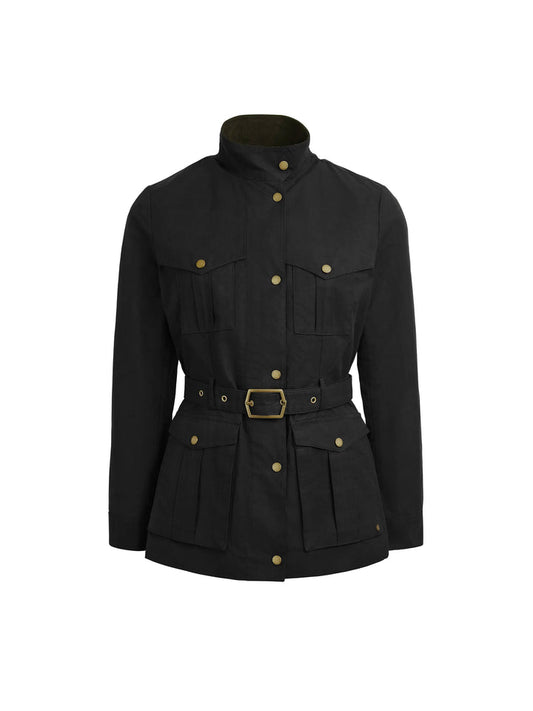 The Sadie Women’s Jacket - Black Dry Wax Cotton