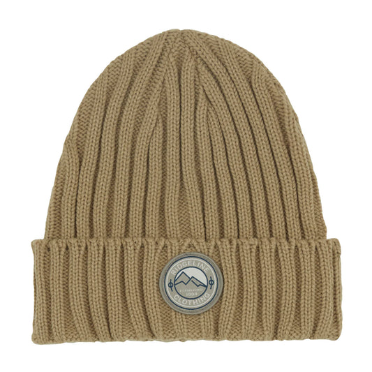 Ridgeline Knitted Beanie Stone